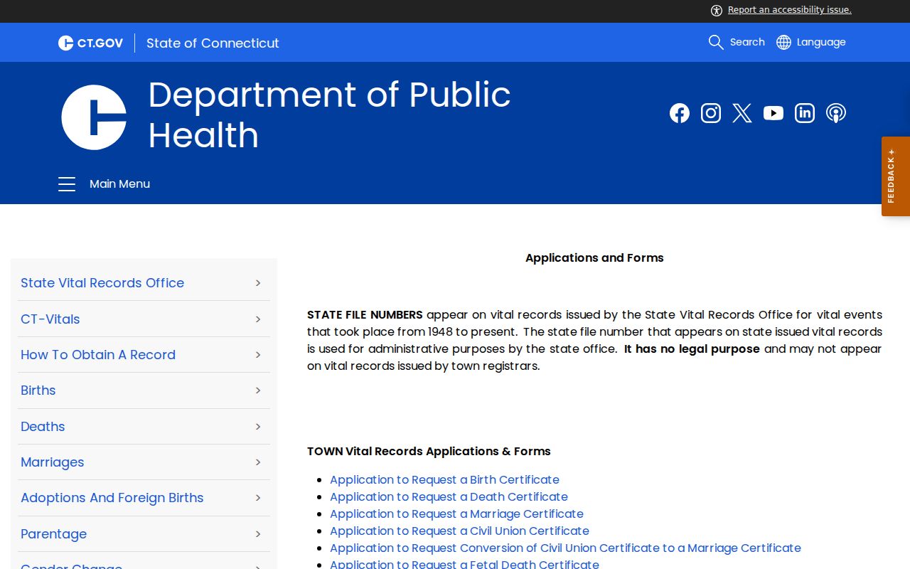 Watertown residents directory vital record applications